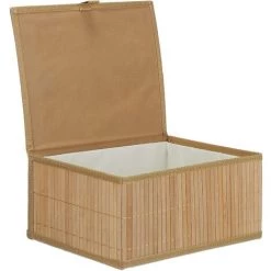 HELLOSHOP26 Set De 3 Paniers Corbeille De Rangement Décoration En Bambou Nature - Marron 8 HELLOSHOP26 Set De 3 Paniers Corbeille De Rangement Décoration En Bambou Nature - Marron -Petit rangement Soldes Magasin 28721337 3