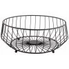 PRESENT TIME Corbeille à Fruits Design Métal Large Kink - Diam 34 X 14 - Noir -Petit rangement Soldes Magasin 28769285 1