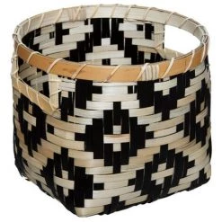 Atmosphera - Set De 4 Paniers De Rangement Multicolore En Bambou - Multicolore 11 Atmosphera - Set De 4 Paniers De Rangement Multicolore En Bambou - Multicolore -Petit rangement Soldes Magasin 28829864 5