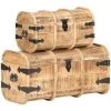 VidaXL Coffres De Rangement 2 Pcs Bois De Manguier Massif - Brun 2 VidaXL Coffres De Rangement 2 Pcs Bois De Manguier Massif - Brun -Petit rangement Soldes Magasin 28837567 1