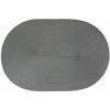 B&W CUISINE Lot 6x Set De Table Tressé Ovale - 30 X 45 - Gris -Petit rangement Soldes Magasin 28852862 1