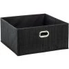 Five - Panier De Rangement En Bambou Noir 31 X 31 X 15 Cm - Noir -Petit rangement Soldes Magasin 29034869 1