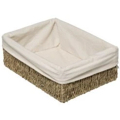 Five - Set De 2 Paniers De Rangement En Seagrass - LIN -Petit rangement Soldes Magasin 29034880 2