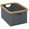 MAISANGE Five - Panier De Rangement En Bambou Gris Taille S -Petit rangement Soldes Magasin 29368764 1