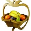 GMMH Corbeille Pliante En Bambous Corbeille à Fruits Pour Décoration En Bois 3 Pommes -Petit rangement Soldes Magasin 29455050 1
