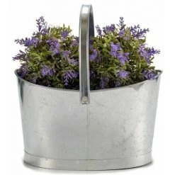 Panier Ibergarden Zinc (22 X 19,5 X 37,5cm) Ovale -Petit rangement Soldes Magasin 29481597 4