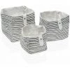 HOME Set De Basket Textile Polyester (3 Pièces) (14 X 14 X 14 Cm) -Petit rangement Soldes Magasin 29487406 1