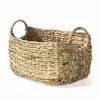 CASAME Panier En Jacinthe D'eau Avec Poignées - L46xP27xH27 - Casâme - Beige