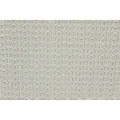JVL Knit Motif Boucle Plastique Rectangulaire Petit Panier De Rangement Avec Poignées&nbsp;&ndash;&nbsp;6.litres, Blanc