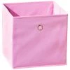 Bac Rangement Pliable Winny Coloris Rose, 31,5 X 31,5 X 31 Cm -PEGANE- -Petit rangement Soldes Magasin 2989654 1
