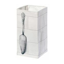 Daycollection COUVBOHA9 Couverts Boîte De Rangement Coton Gris 12 X 12 X 25 Cm