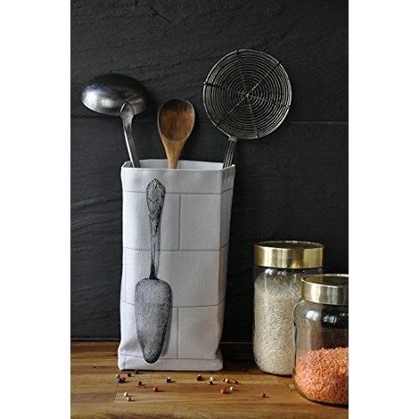 Daycollection COUVBOHA9 Couverts Boîte De Rangement Coton Gris 12 X 12 X 25 Cm 4 Daycollection COUVBOHA9 Couverts Boîte De Rangement Coton Gris 12 X 12 X 25 Cm – Image 2