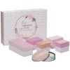 Atmosphera - Coffret Naissance Fleurs 7 Pièces Avec Boîte Empreinte Et Sa Pâte - Rose -Petit rangement Soldes Magasin 30107829 1