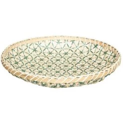 Atmosphera - Lot De 3 Corbeilles à Fruits En Bambou - Bleu -Petit rangement Soldes Magasin 30150435 3