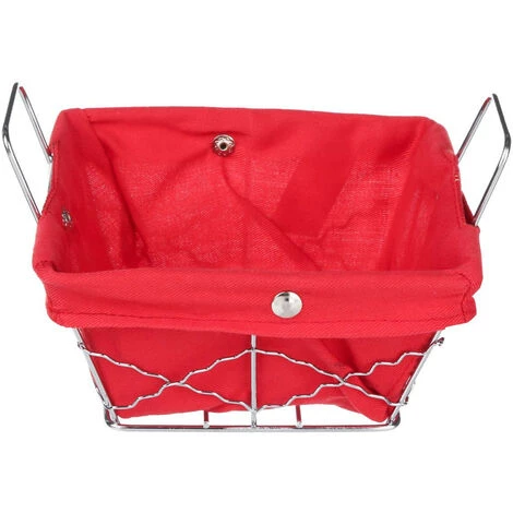 Secret De Gourmet - Panier Rouge Multi Usages - Carré 3 Secret De Gourmet - Panier Rouge Multi Usages - Carré