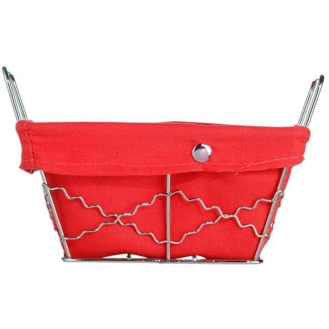 Secret De Gourmet - Panier Rouge Multi Usages - Carré 4 Secret De Gourmet - Panier Rouge Multi Usages - Carré – Image 2