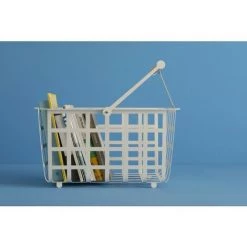 DON HIERRO - Set De 2 Semi Grands Paniers Avec Poignée En Bois, ZESTA. - Bianco 11 DON HIERRO - Set De 2 Semi Grands Paniers Avec Poignée En Bois, ZESTA. - Bianco -Petit rangement Soldes Magasin 30529132 5