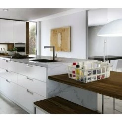 DON HIERRO - ZESTA – Panier Multi-usages De Taille Moyenne - Bianco 9 DON HIERRO - ZESTA – Panier Multi-usages De Taille Moyenne - Bianco -Petit rangement Soldes Magasin 30529784 3