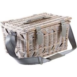 AUBRY GASPARD Panier Pique-nique 2 Couverts En Osier Blanchi Brun - Brun 7 AUBRY GASPARD Panier Pique-nique 2 Couverts En Osier Blanchi Brun - Brun -Petit rangement Soldes Magasin 3110606 2