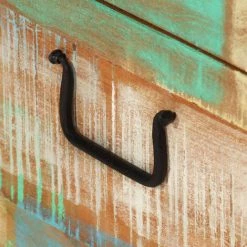 ASUPERMALL Coffre De Rangement Bois De Recuperation Massif -Petit rangement Soldes Magasin 31118849 4