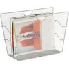 Relaxdays Porte-revues En Maille Métal Porte-journaux Trieur En Maille Tressée HxlxP: 27 X 39 X 17 Cm, Argent -Petit rangement Soldes Magasin 31793428 1