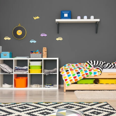 Relaxdays Panier De Rangement Lot De 8 Corbeille Salle De Bain Tressée Plastique Empilable, Blanc Gris 7 Relaxdays Panier De Rangement Lot De 8 Corbeille Salle De Bain Tressée Plastique Empilable, Blanc Gris – Image 5