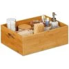 Relaxdays Caisse De Rangement Bambou, Solide, Boîte Pratique Sans Couvercle, 14x40x30 Cm, Salle De Bain, Cuisine, Nature 2 Relaxdays Caisse De Rangement Bambou, Solide, Boîte Pratique Sans Couvercle, 14x40x30 Cm, Salle De Bain, Cuisine, Nature -Petit rangement Soldes Magasin 31799738 1