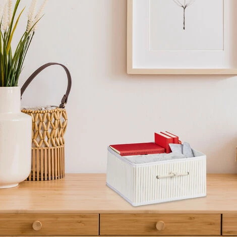 Relaxdays Panier Rangement En Bambou, Jeu De 2, HlP; 16,5x 32 X 35 Cm, Avec Poignée, De 15 L Pliable, Choix De Couleurs 5 Relaxdays Panier Rangement En Bambou, Jeu De 2, HlP; 16,5x 32 X 35 Cm, Avec Poignée, De 15 L Pliable, Choix De Couleurs – Image 3