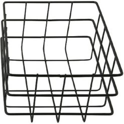 GUY LEVASSEUR Lot De 2 Paniers De Rangement Métal Noir Urban - Noir -Petit rangement Soldes Magasin 32038834 3