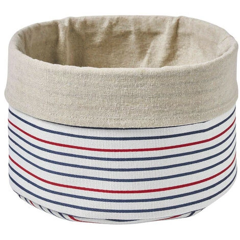 GUY LEVASSEUR Lot De 2 Paniers De Rangement Polycoton Blanc Magellan - Blanc 5 GUY LEVASSEUR Lot De 2 Paniers De Rangement Polycoton Blanc Magellan - Blanc – Image 3