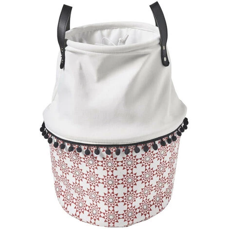 GUY LEVASSEUR Panier De Rangement Blanc Et Terracotta Merida - Terracotta 3 GUY LEVASSEUR Panier De Rangement Blanc Et Terracotta Merida - Terracotta