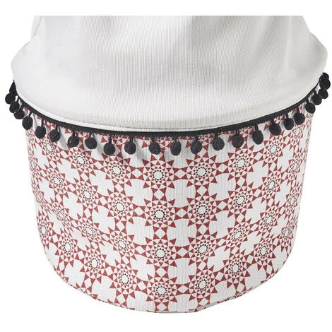 GUY LEVASSEUR Panier De Rangement Blanc Et Terracotta Merida - Terracotta 4 GUY LEVASSEUR Panier De Rangement Blanc Et Terracotta Merida - Terracotta â Image 2