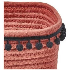 GUY LEVASSEUR Lot De 2 Paniers De Rangements Corde De Coton Terra - Terracotta -Petit rangement Soldes Magasin 32038859 3