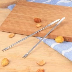 BARES 12pcs Fruits De Mer Cracker Acier Inoxydable Mollusques Et Crustacés Fourchettes Crabe Et Outil De Casse-noix De Cuisine -Petit rangement Soldes Magasin 32814562 3