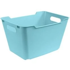 KEEEPER Boîte De Rangement, Polypropylène, 12 L, Lotta, Bleu Clair, 35.5x23.5x20 Cm