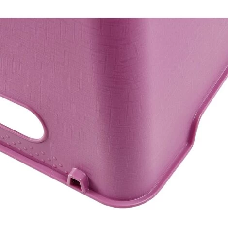 KEEEPER Boîte De Rangement, Polypropylène, 12 L, Framboise, 35.5x23.5x20 Cm 6 KEEEPER Boîte De Rangement, Polypropylène, 12 L, Framboise, 35.5x23.5x20 Cm – Image 4