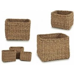 Lot De Paniers Gift Decor Spart (3 Pièces) (23 X 22 X 29 Cm)