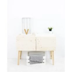 DECOWOOD Boîte Blanche Petite -Petit rangement Soldes Magasin 33149715 2