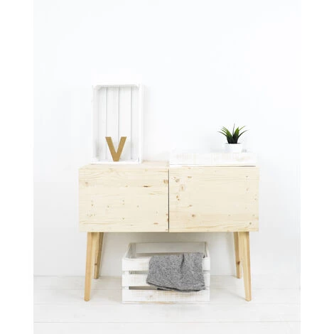 DECOWOOD Boîte Décapée Cadre En Noyeryenne 4 DECOWOOD Boîte Décapée Cadre En Noyeryenne – Image 2