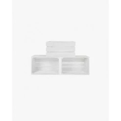 DECOWOOD Pack 3 Boîtes Grandes Blanches -Petit rangement Soldes Magasin 33149822 3