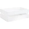 DECOWOOD Boîte Blanche Cadre En Noyeryenne -Petit rangement Soldes Magasin 33149829 1