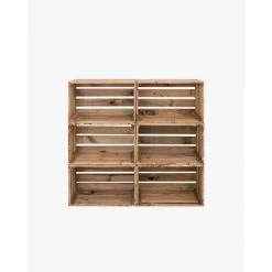 DECOWOOD Pack 6 Boîtes Grandes Vieillies -Petit rangement Soldes Magasin 33149860 5