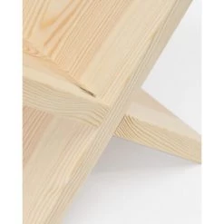 DECOWOOD Porte-revues Mayro Naturel -Petit rangement Soldes Magasin 33150617 4