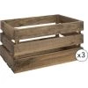 DECOWOOD Pack 3 Boîtes Grandes Vieillies -Petit rangement Soldes Magasin 33150727 1