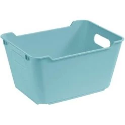 KEEEPER Boîte De Rangement, Polypropylène, 1,8 L, Lotta, Bleu Clair, 19.5x14x10 Cm
