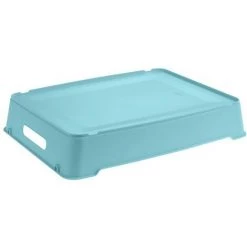 KEEEPER Boîte De Rangement, Polypropylène, A4, Lotta, Bleu Clair, 37x28x6.5 Cm -Petit rangement Soldes Magasin 33232178 3