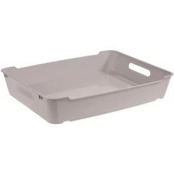KEEEPER Boîte De Rangement, Polypropylène, A4, Lotta, Gris, 37x28x6.5 Cm -Petit rangement Soldes Magasin 33232183 2