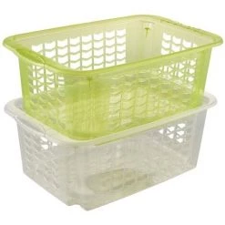 KEEEPER Panier De Rangement Avec Système D'Empilage-Embôtage, Taille M 40 X 25 X 15 Cm Fritz Natural 11 KEEEPER Panier De Rangement Avec Système D'Empilage-Embôtage, Taille M 40 X 25 X 15 Cm Fritz Natural -Petit rangement Soldes Magasin 33232198 5