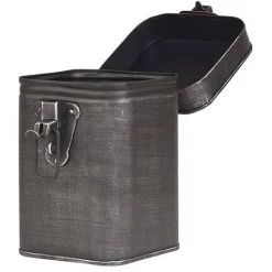 LABEL51 Boîte De Rangement 12x13x17 Cm M Noir Antique - Noir -Petit rangement Soldes Magasin 33252485 5