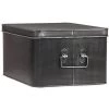LABEL51 Boîte De Rangement Media 35x27x18 Cm XL Noir Antique - Noir 2 LABEL51 Boîte De Rangement Media 35x27x18 Cm XL Noir Antique - Noir -Petit rangement Soldes Magasin 33252498 1